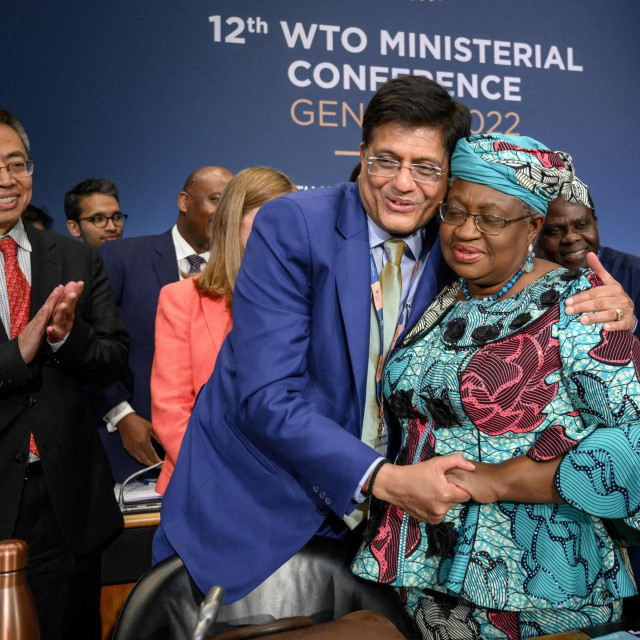 &lt;p&gt;Indijski ministar trgovine Piyush Goyal i Ngozi Okonjo-Iweala&lt;/p&gt;