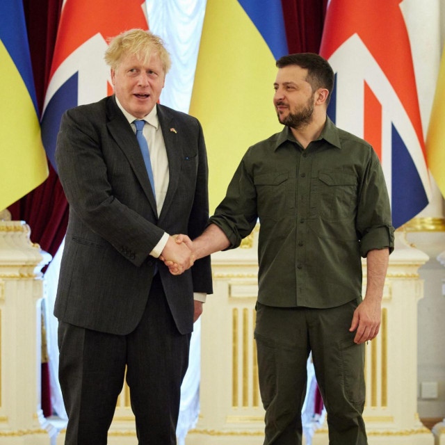 &lt;p&gt;Boris Johnson i Volodimir Zelenski u KIjevu&lt;/p&gt;