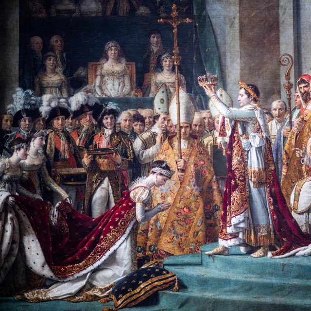 &lt;p&gt;Najslavnija članica obitelji Tascher de la Pagerie bila je carica Joséphine de Beauharnais. Ona se 1796. godine udala za Napoléona Bonapartea. Na fotografiji: ”Krunidba Napoleona I.” francuskog slikara Jacquesa Louisa Davida&lt;/p&gt;