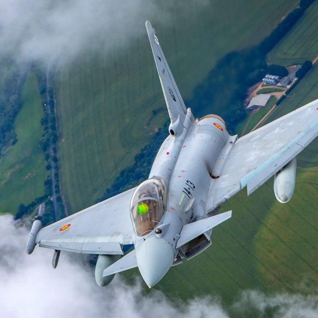 &lt;p&gt;Eurofighter zračnih snaga Španjolske - riječ je o borbenom avionu 4+ generacije koji proizvodi europski konzorcij na čelu s tvrtkom Airbus&lt;/p&gt;