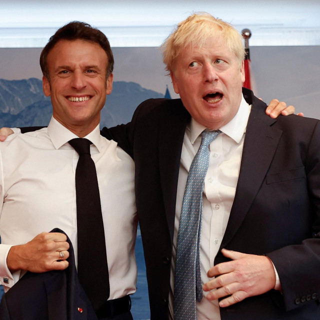 &lt;p&gt; Emmanuel Macron i Boris Johnson&lt;/p&gt;