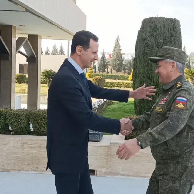 &lt;p&gt;sirijski predsjednik Bašar al-Asad i ruski ministar obrane Sergej Šojgu&lt;/p&gt;