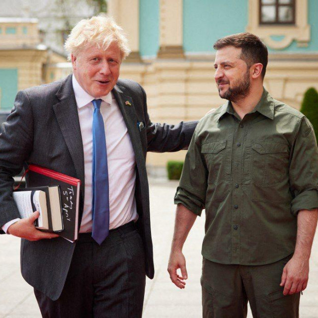 &lt;p&gt;Boris Johnson je dvaput putovao u Kijev kako bi se sastao s ukrajinskim predsjednikom Volodimirom Zelenskim  &lt;/p&gt;