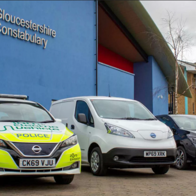&lt;p&gt;Električni automobili, policija pokrajine Gloucestershire, Velika Britanija&lt;/p&gt;