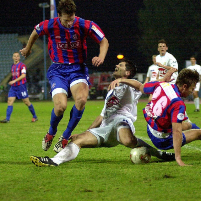 &lt;p&gt;Damir Milinović u dresu Rijeke na utakmici protiv Hajduka 2003.&lt;/p&gt;