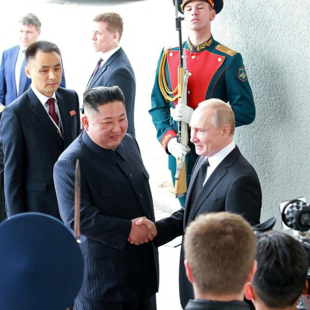 &lt;p&gt;Kim Jong Un i Vladimir Putin sreli su se 2019.&lt;/p&gt;