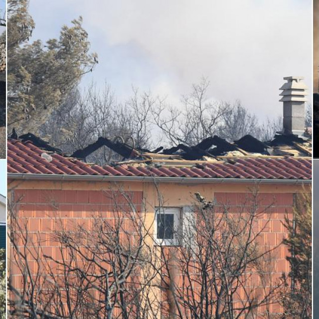 &lt;p&gt;Prizori izgorjelih automobila i kuća, pogled na požar sa Šibenskog mosta i vatrogasci koji idu na teren&lt;/p&gt;
