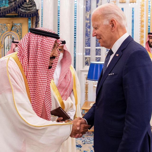 &lt;p&gt;Kralj Saudijske Arabije Salman bin Abdulaziz i Joe Biden&lt;/p&gt;