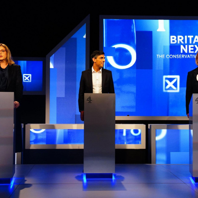 &lt;p&gt;Kandidati za britanskog premijera: Penny Mordaunt, Rishi Sunak, Liz Truss&lt;/p&gt;