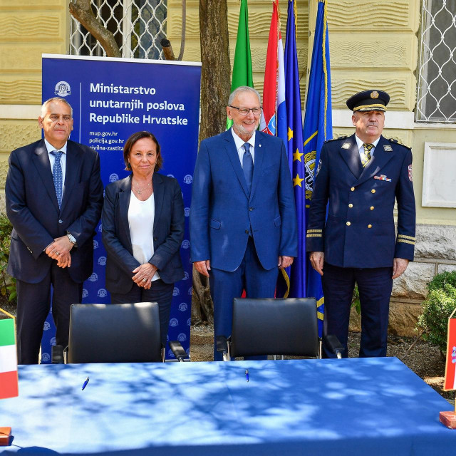 Nikola Milina, Luciana Lamorgese, Davor Božinović i Lamberto Giannini