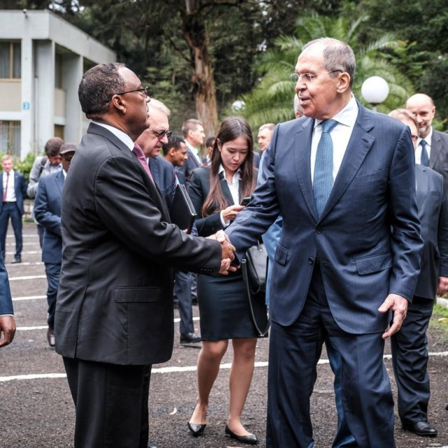 &lt;p&gt;Sergej Lavrov i Demeke Mekonnenen u Addis Abebi&lt;/p&gt;
