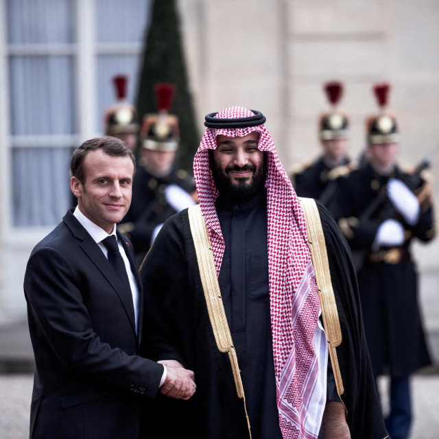 &lt;p&gt;Emmanuel Macron i Mohammed Bin Salman&lt;/p&gt;