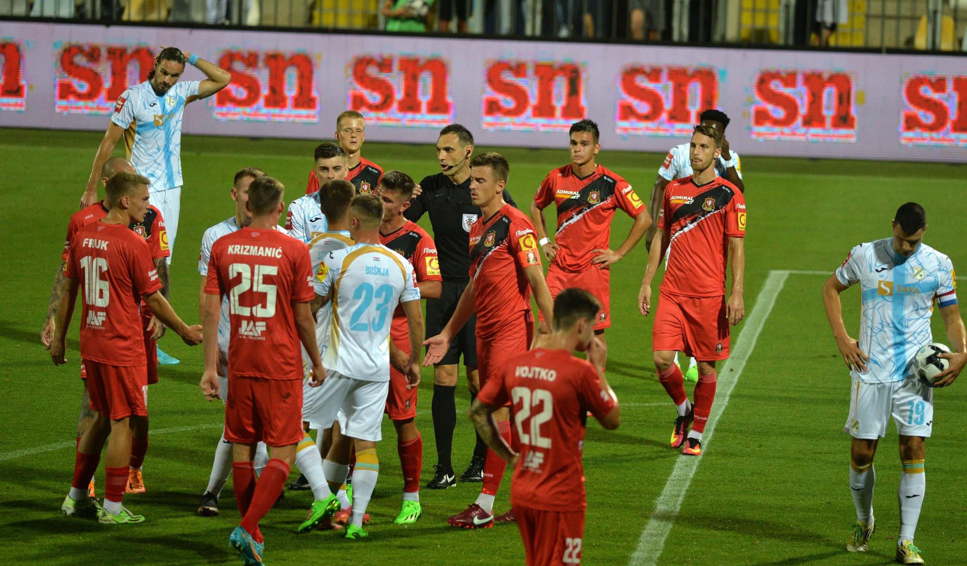 HNK Gorica - Remi na Rujevici. Rijeka - Gorica 1:1.