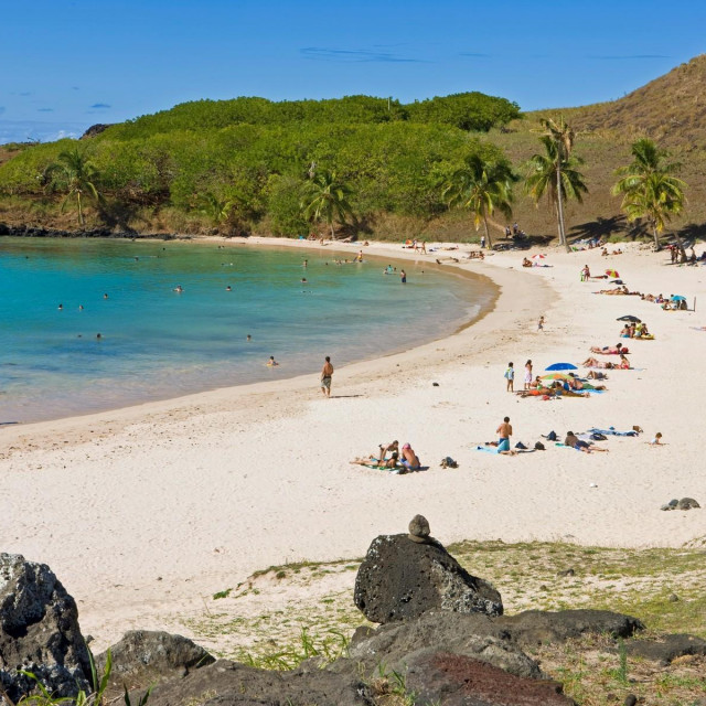 plaža na Uskrsnom otoku