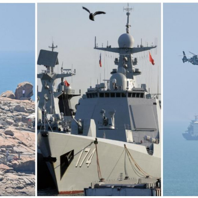 &lt;p&gt;Kineske vojne vježbe u tajvanskom tjesnacu/ brod tajvanske ratne mornarice, ilustracija&lt;/p&gt;