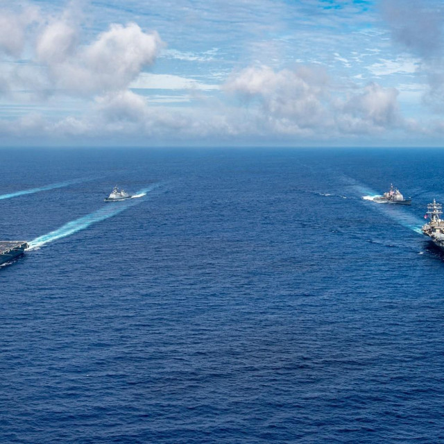 &lt;p&gt;Brodovi američke ratne mornarice u Južnom kineskom moru&lt;/p&gt;