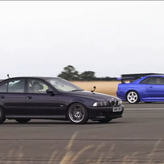&lt;p&gt;BMW E39 M5 i Nissan Skyline R34 GT-R&lt;/p&gt;