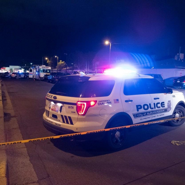 &lt;p&gt;Policijsko vozilo na mjestu ubojstva u Albuquerqueu&lt;/p&gt;