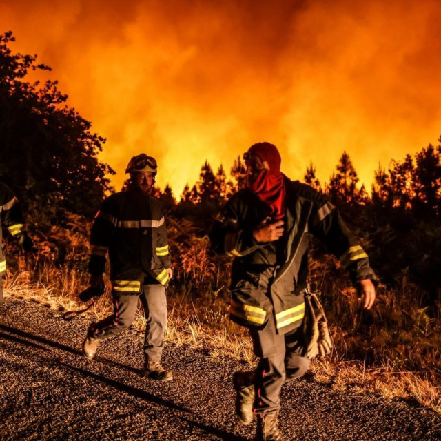 Požar na jugozapadu Francuske, kolovoz 2022.