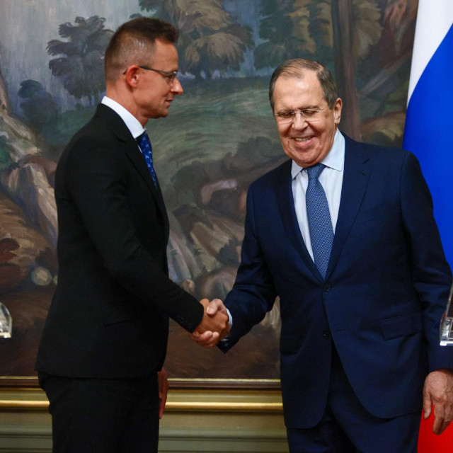 &lt;p&gt;Peter Szijjarto i Sergej Lavrov u Moskvi 21. srpnja 2022.&lt;/p&gt;