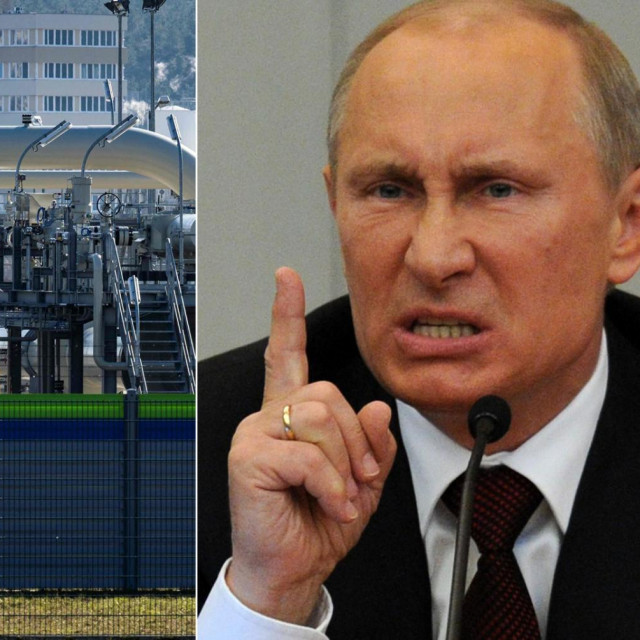 Plinovod Sjeverni tok 1 i Vladimir Putin/Ilustracija