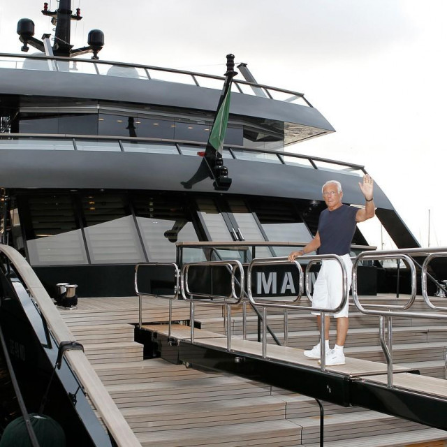&lt;p&gt;Giorgio Armani i njegova luksuzna jahta&lt;/p&gt;