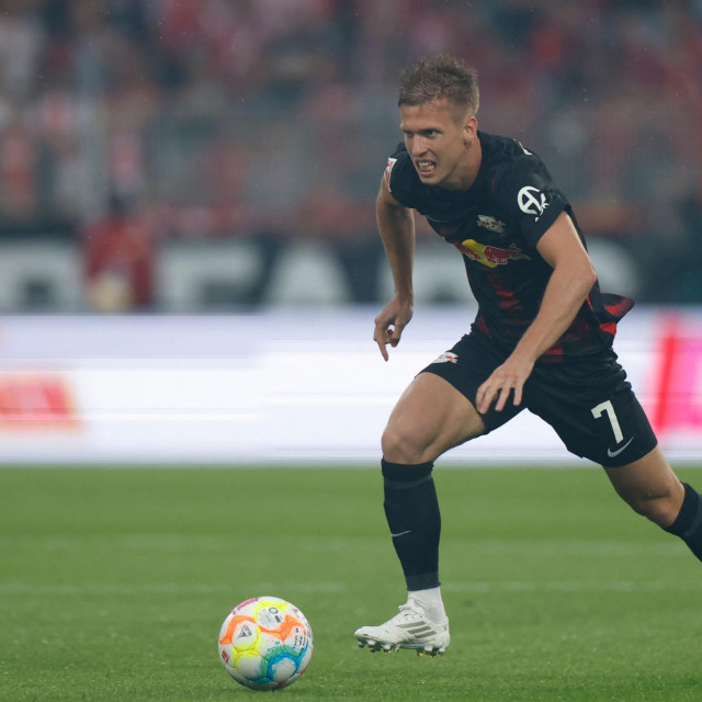 &lt;p&gt;Leipzig‘s Spanish midfielder Dani Olmo runs with the ball during the German first division Bundesliga football match 1 FC Union Berlin v RB Leipzig in Berlin on August 20, 2022. (Photo by Odd ANDERSEN/AFP)/DFL REGULATIONS PROHIBIT ANY USE OF PHOTOGRAPHS AS IMAGE SEQUENCES AND/OR QUASI-VIDEO&lt;/p&gt;