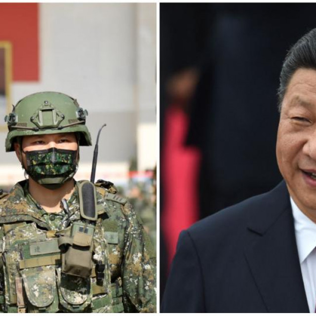 Tajvanska vojska/ Xi Jinping, kineski predsjednik 