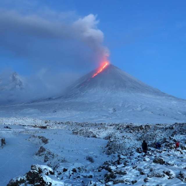 &lt;p&gt;Ključevskaja Sopka, najviša planina na poluotoku Kamčatka u Rusiji i najviši aktivni vulkan Euroazije&lt;/p&gt;