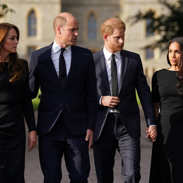&lt;p&gt;Kate Middleton, princ William, princ Harry i Meghan Markle&lt;/p&gt;