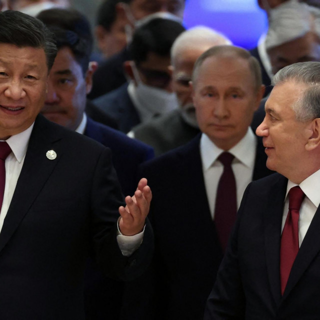 &lt;p&gt;Kineski predsjednik Xi Jinping, ruski predsjednik Vladimir Putin i predsjednik Uzbekistana Šavkat Mirzijojev&lt;/p&gt;