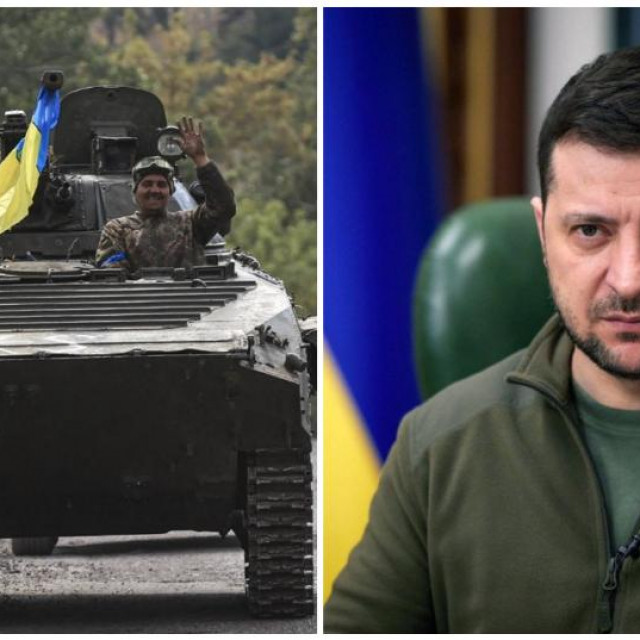 Ukrajinski tenkist u ofenzivi na Harkov/ Volodimir Zelenski