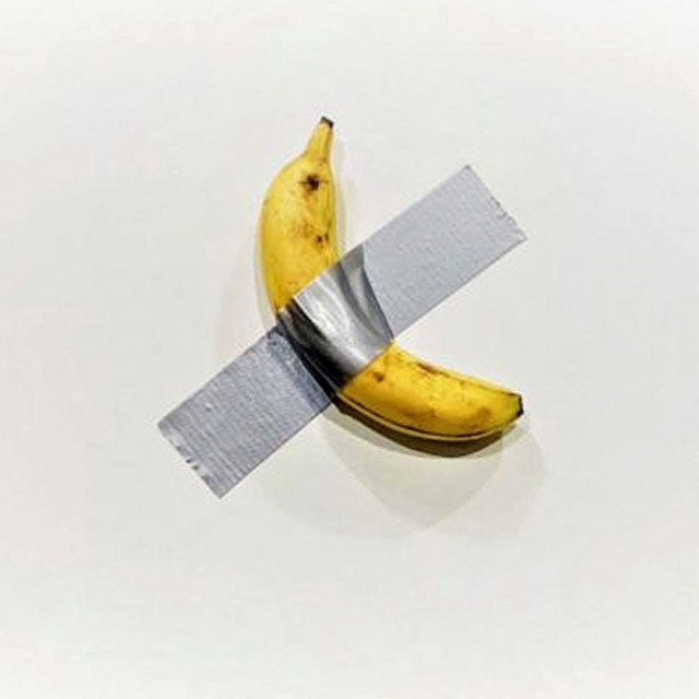 &lt;p&gt;Banana Maurizio Cattelan&lt;/p&gt;