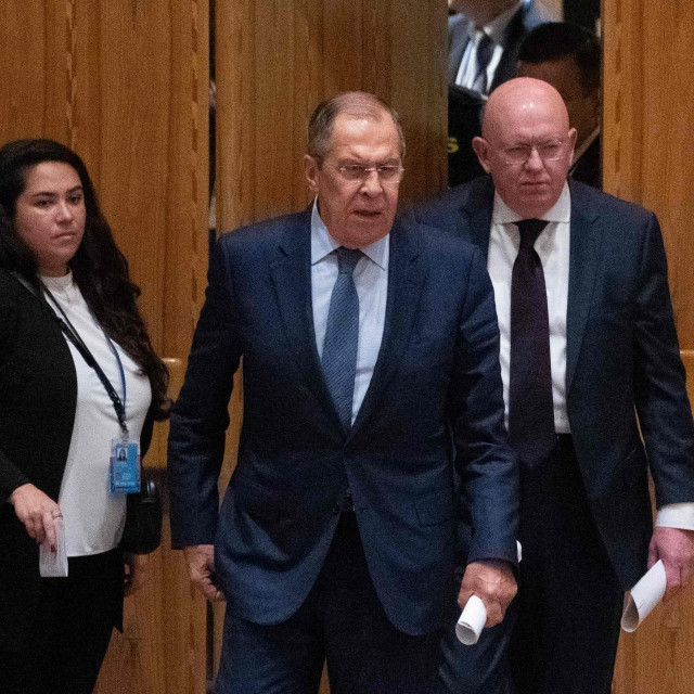 &lt;p&gt;Sergej Lavrov na sastanku Vijeća sigurnosti UN-a&lt;/p&gt;