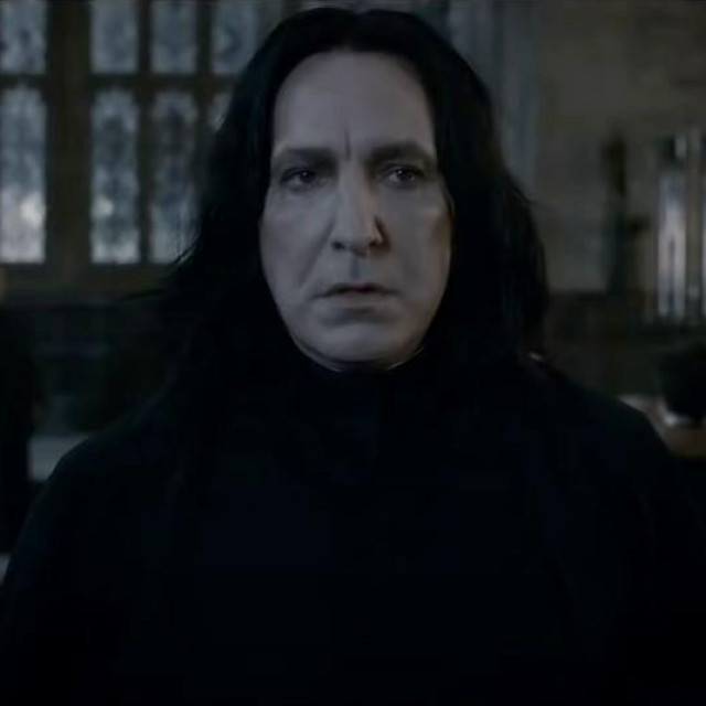 &lt;p&gt;Alan Rickman kao profesor Snape u filmovima o Harryju Potteru&lt;/p&gt;