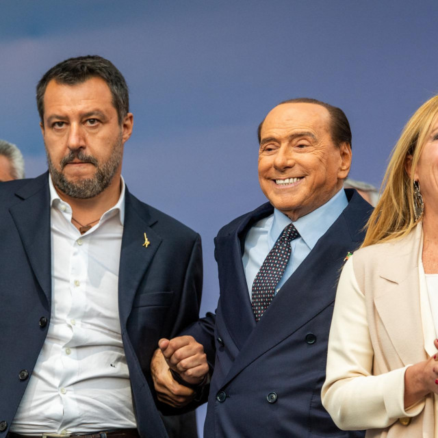 &lt;p&gt;Matteo Salvini, Silvio Berlusconi, Giorgia Meloni&lt;/p&gt;