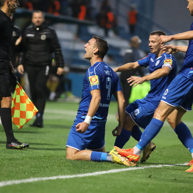 &lt;p&gt;Tonio Teklić slavi gol Istri&lt;/p&gt;