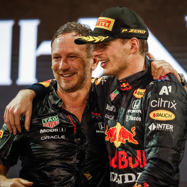 Prvi čovjek Red Bulla Christian Horner i aktualni svjetski prvak Max Verstappen