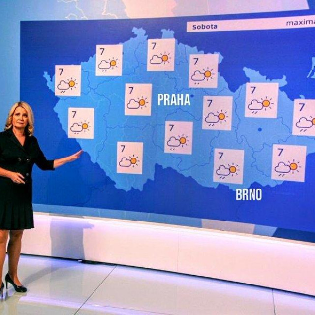 &lt;p&gt;Vremenska prognoza na češkoj TV&lt;/p&gt;