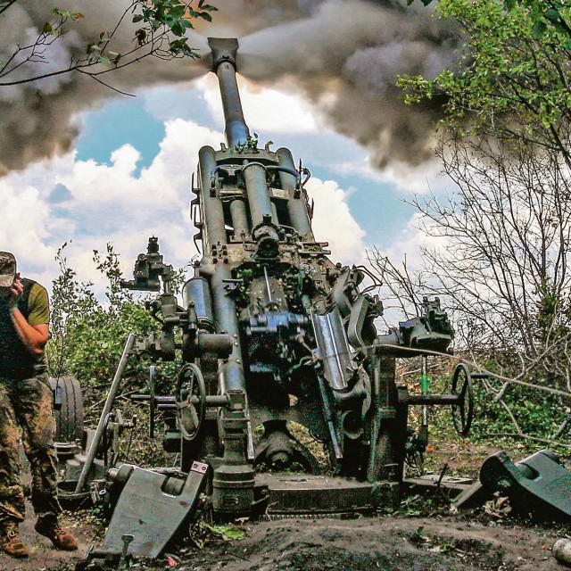 Haubica M777 na položaju ukrajinske vojske u harkivskoj oblasti
