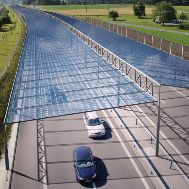 &lt;p&gt;Solarni paneli na autocesti (ilustracija)&lt;/p&gt;