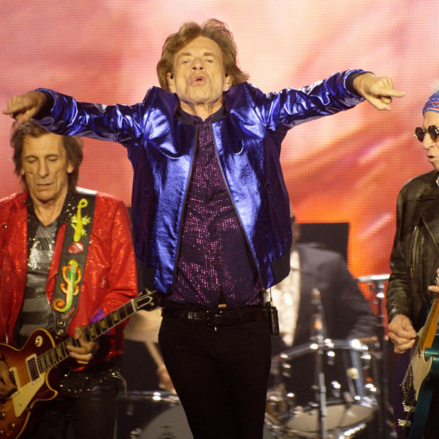 &lt;p&gt;Ron Wood, Mick Jagger i Keith Richards&lt;/p&gt;