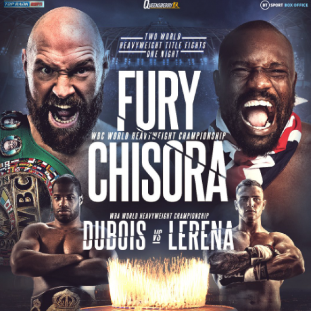&lt;p&gt;Fury vs. Chisora - službeni poster&lt;/p&gt;