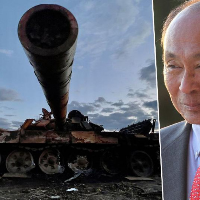 &lt;p&gt;Uništeni tenk u Ukrajini i Francis Fukuyama&lt;/p&gt;