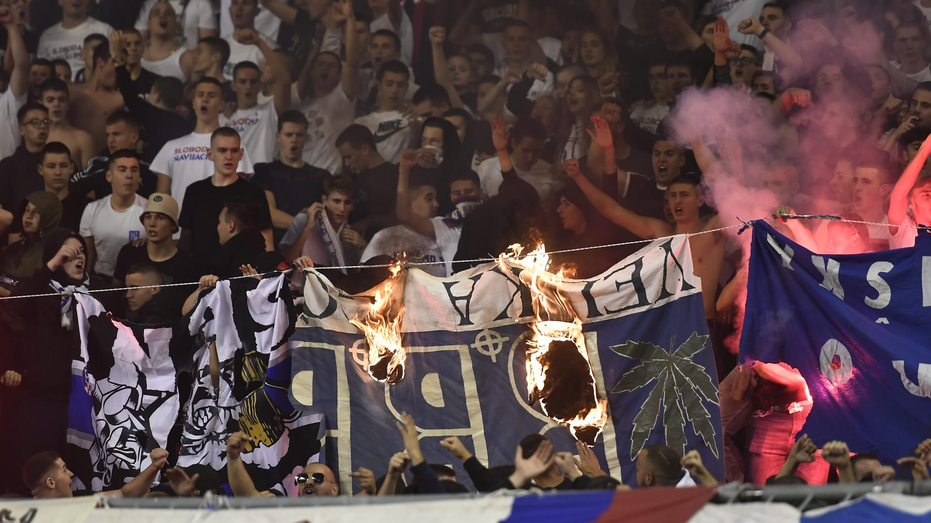 Hajduk Split x Dinamo Zagreb Mosaico da Torcida Split hoje, no