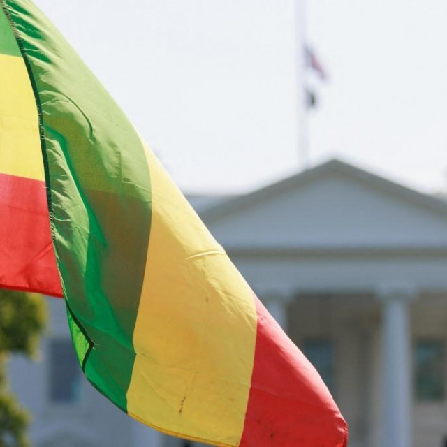 &lt;p&gt;Zastava Etiopije ispred Bijele kuće&lt;/p&gt;