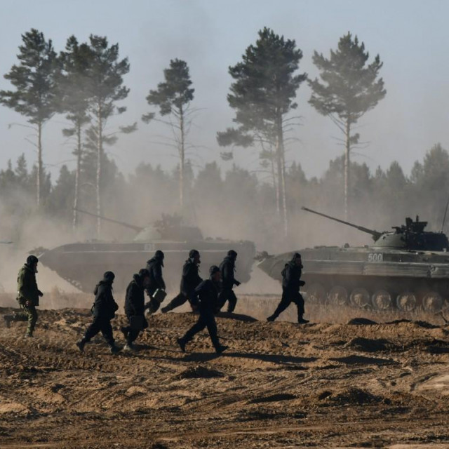 &lt;p&gt;Ruski vojnici tijekom obuke&lt;/p&gt;