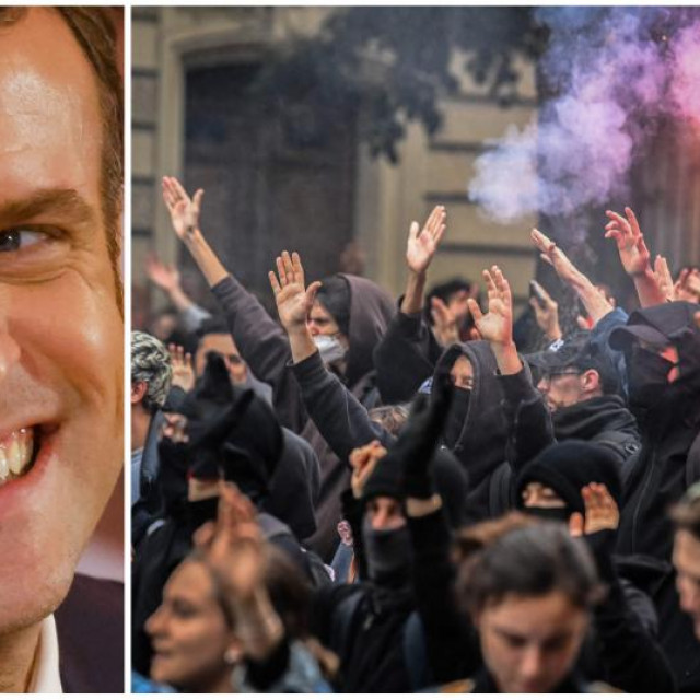 &lt;p&gt;Emmanuel Macron, prosvjedi u Parizu&lt;/p&gt;