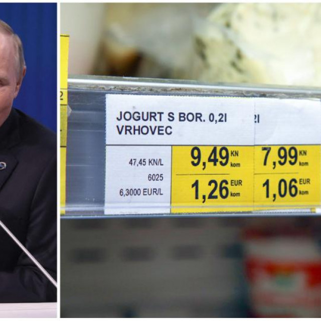 Vladimir Putin, cijene hrane, ilustracija