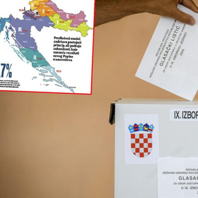 &lt;p&gt;Ilustracija glasanja i prikaz budućih izbornih jedinica u Hrvatskoj&lt;/p&gt;